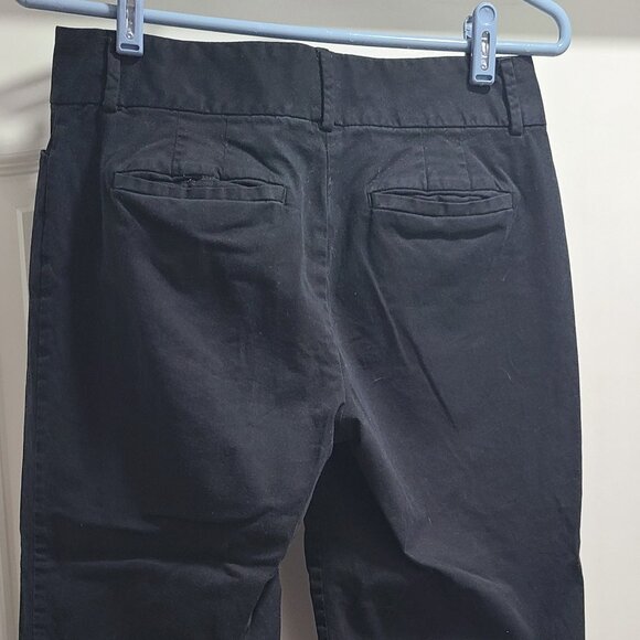 ANN TAYLOR LOFT BLACK CAPRI PANTS - STYLE: JULIE - SIZE 4 - Picture 6 of 15